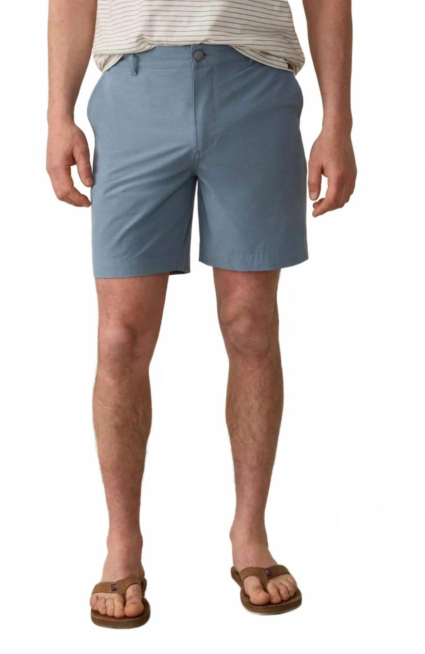 NEW FAHERTY men's all day short in deep marine